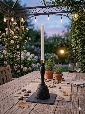 Black Decorative Candlestick